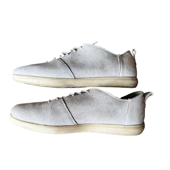 Geox Respira Lace Up Genuine Suede Flats | Nude Tan | Size 7 - Picture 6 of 14